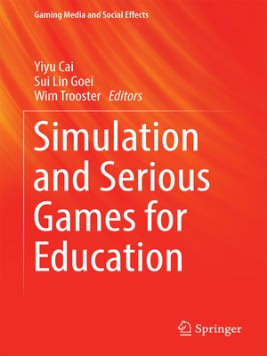 cover image of Simulation and Serious Games for Education